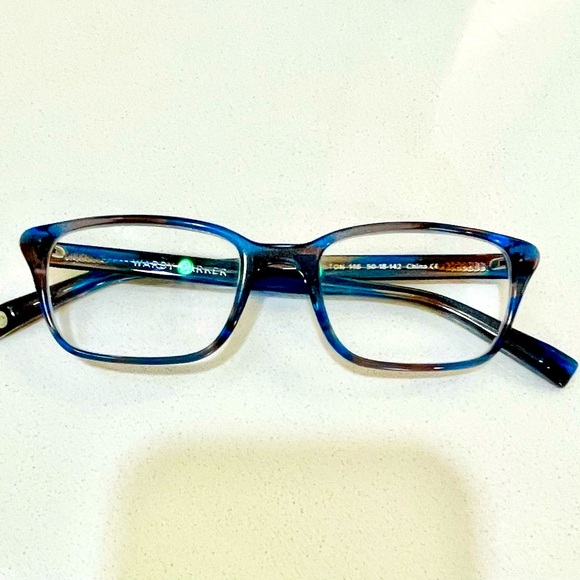 Warby Parker Clifton Prescription Glasses with Case - Picture 1 of 9